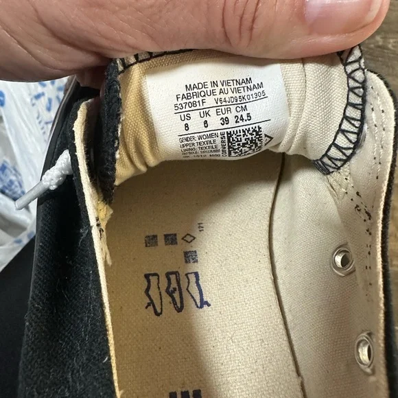 Women’s Converse Chuck Taylor’s Shoreline Sneakers Size 8 - Picture 7 of 7